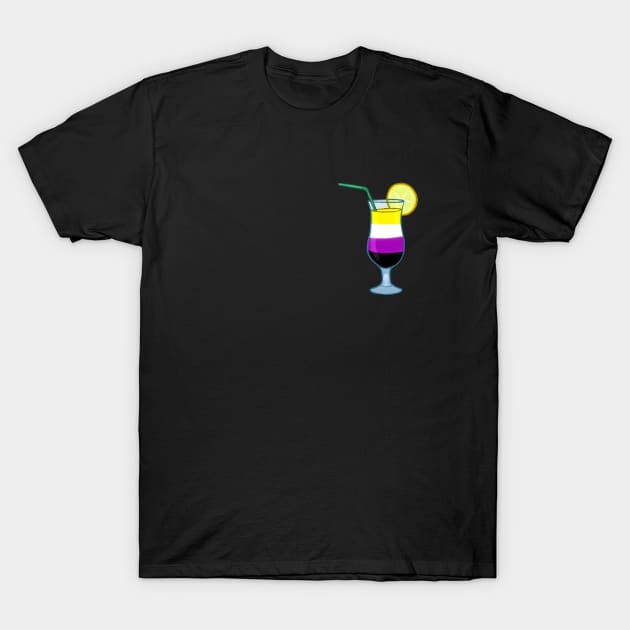 Nonbinary cocktail #1 T-Shirt by gaypompeii